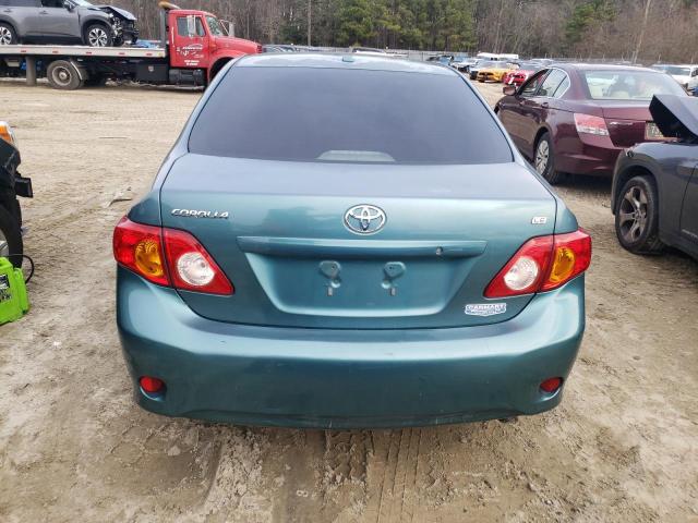 2T1BU4EE1AC238231 - 2010 TOYOTA COROLLA BASE TEAL photo 6