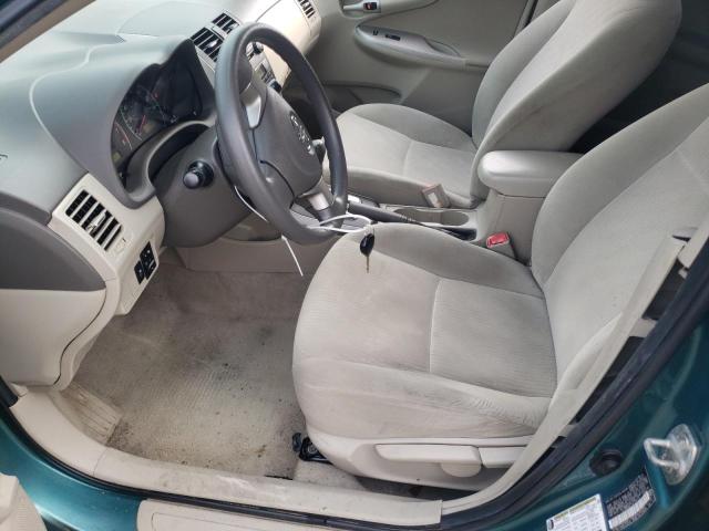2T1BU4EE1AC238231 - 2010 TOYOTA COROLLA BASE TEAL photo 7
