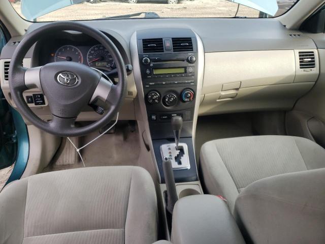 2T1BU4EE1AC238231 - 2010 TOYOTA COROLLA BASE TEAL photo 8