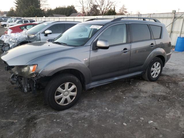 JA4AS2AW6CU003912 - 2012 MITSUBISHI OUTLANDER ES ნაცრისფერი ფოტო 1