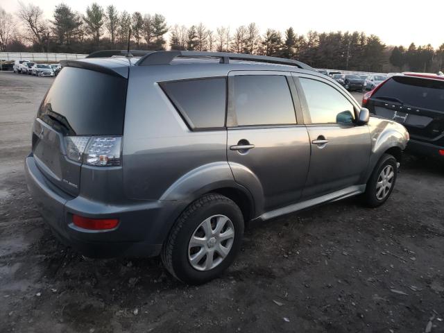 JA4AS2AW6CU003912 - 2012 MITSUBISHI OUTLANDER ES ნაცრისფერი ფოტო 3