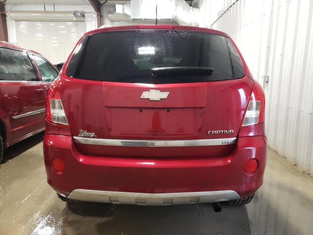 3GNAL4EK3ES612875 - 2014 CHEVROLET CAPTIVA LTZ RED photo 6