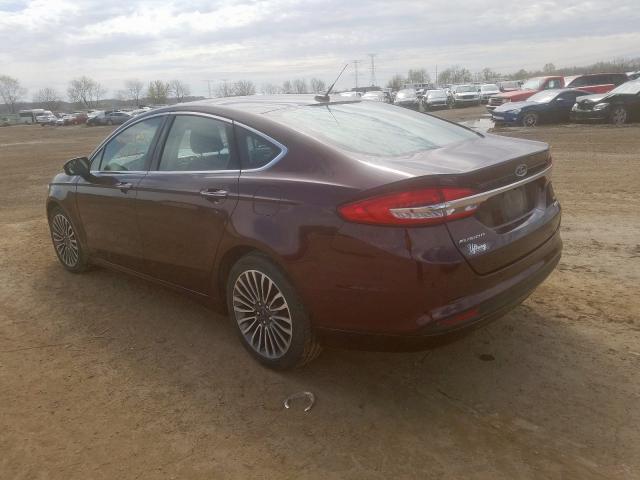 3FA6P0HD4HR304592 - 2017 FORD FUSION SE  photo 3