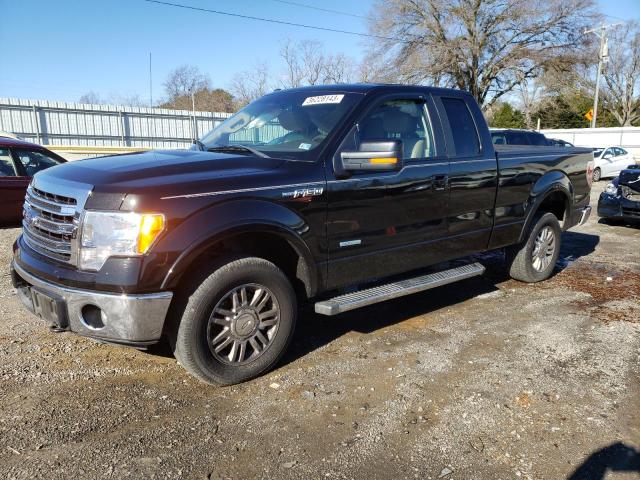 1FTFX1ET2DKD09333 - 2013 FORD F150 SUPER CAB BLACK photo 1