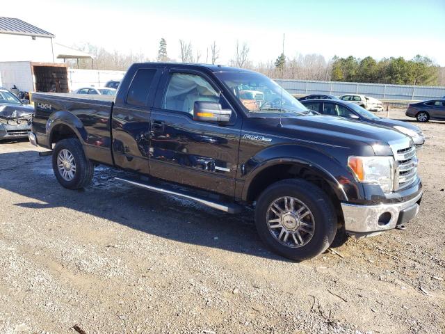 1FTFX1ET2DKD09333 - 2013 FORD F150 SUPER CAB BLACK photo 4