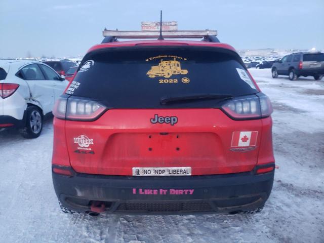 1C4PJMBX4KD148497 - 2019 JEEP CHEROKEE TRAILHAWK RED photo 6