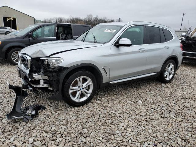 5UXTY5C04LLT38520 - 2020 BMW X3 XDRIVE30I GRAY photo 1