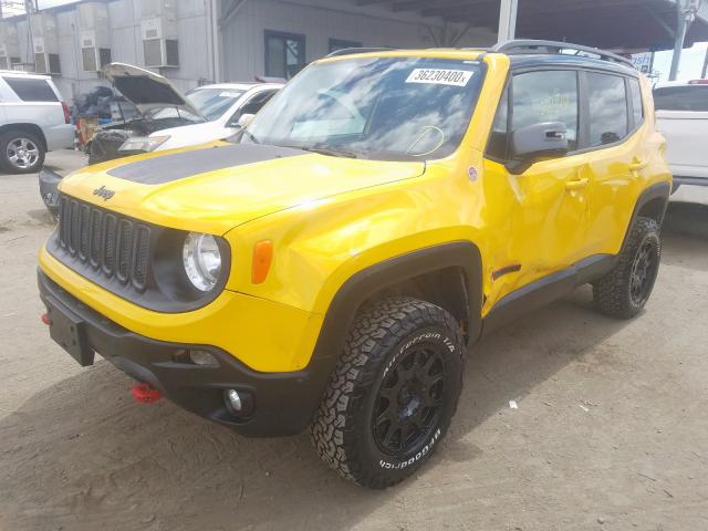 ZACCJBCB2HPE77912 - 2017 JEEP RENEGADE TRAILHAWK  photo 2