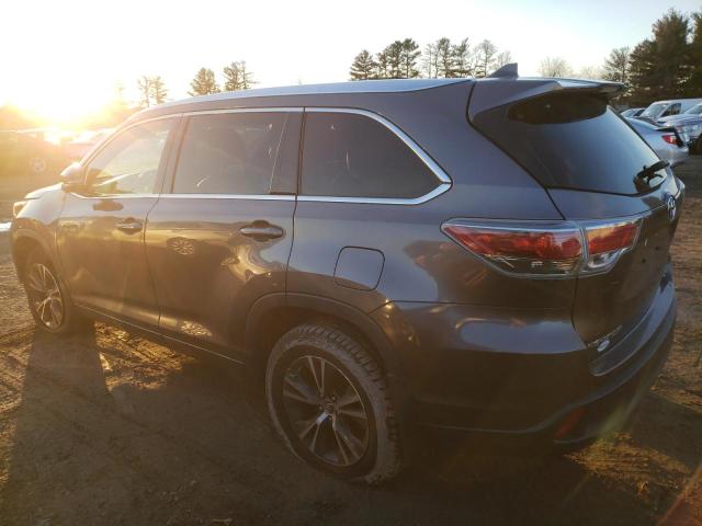 5TDJKRFH4GS321336 - 2016 TOYOTA HIGHLANDER XLE 灰色 照片 2