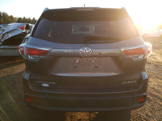 5TDJKRFH4GS321336 - 2016 TOYOTA HIGHLANDER XLE 灰色 照片 6
