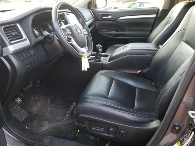 5TDJKRFH4GS321336 - 2016 TOYOTA HIGHLANDER XLE 灰色 照片 7