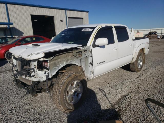 3TMLU4EN5BM071823 - 2011 TOYOTA TACOMA DOUBLE CAB WHITE photo 1