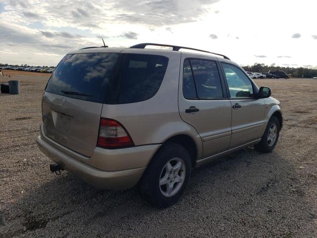 4JGAB54E81A224349 - 2001 MERCEDES-BENZ ML 320 BEIGE photo 3