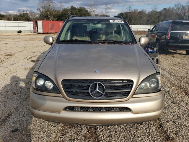 4JGAB54E81A224349 - 2001 MERCEDES-BENZ ML 320 BEIGE photo 5