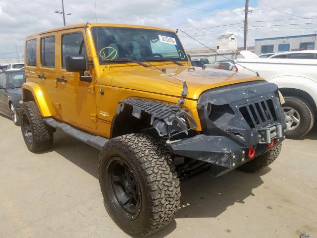 1C4BJWEGXEL310418 - 2014 JEEP WRANGLER UNLIMITED SAHARA  photo 1