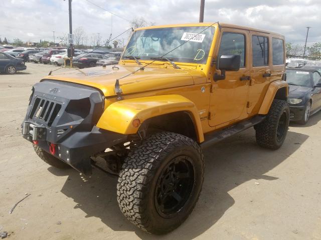 1C4BJWEGXEL310418 - 2014 JEEP WRANGLER UNLIMITED SAHARA  photo 2