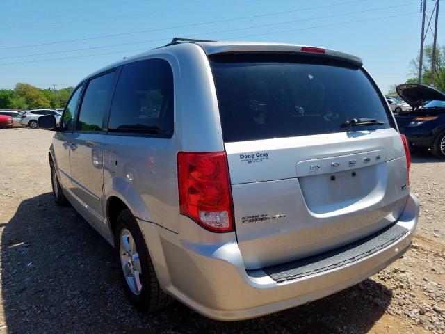 2C4RDGCG3CR206100 - 2012 DODGE GRAND CARAVAN SXT  photo 3