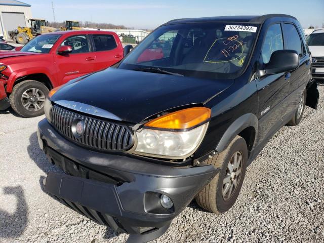 3G5DB03E12S557232 - 2002 BUICK RENDEZVOUS CX BLACK photo 1