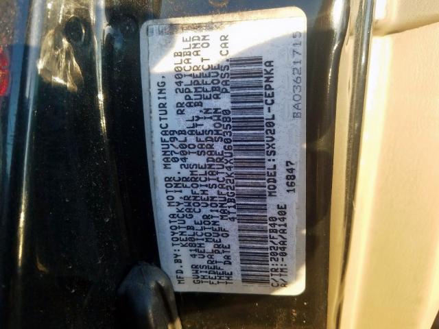 4T1BG22K4XU603580 - 1999 TOYOTA CAMRY CE  photo 10