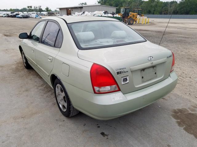 KMHDN45D63U684566 - 2003 HYUNDAI ELANTRA GLS  photo 3