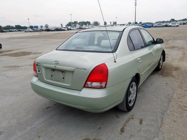 KMHDN45D63U684566 - 2003 HYUNDAI ELANTRA GLS  photo 4