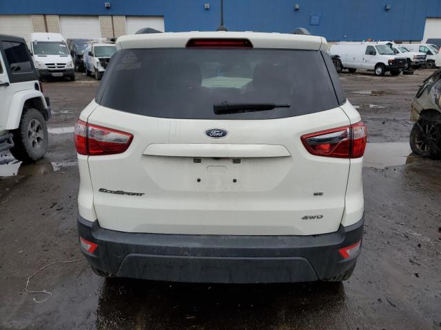 MAJ6S3GL6LC344382 - 2020 FORD ECOSPORT SE WHITE photo 6