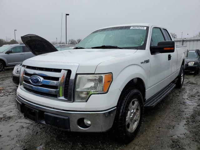 1FTFX1CF0BFB99725 - 2011 FORD F150 SUPER CAB WHITE photo 1