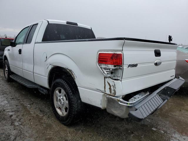 1FTFX1CF0BFB99725 - 2011 FORD F150 SUPER CAB WHITE photo 2