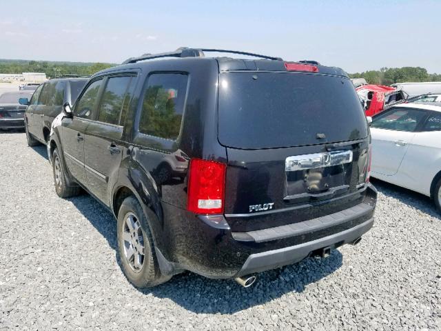 5FNYF3H91AB013493 - 2010 HONDA PILOT TOURING  photo 3