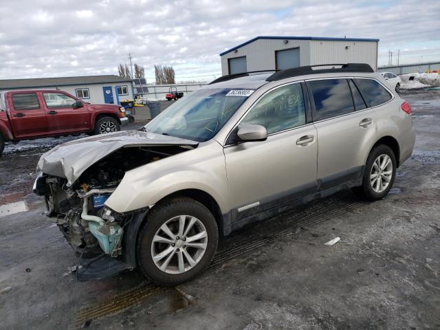 4S4BRCLCXE3228904 - 2014 SUBARU OUTBACK 2.5I LIMITED BEIGE photo 1