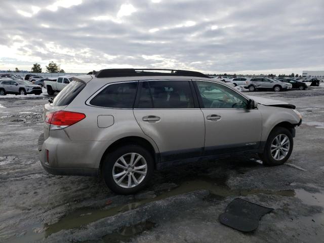 4S4BRCLCXE3228904 - 2014 SUBARU OUTBACK 2.5I LIMITED BEIGE photo 3