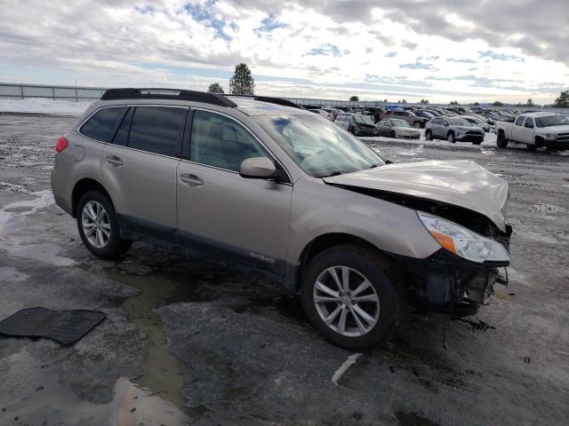 4S4BRCLCXE3228904 - 2014 SUBARU OUTBACK 2.5I LIMITED BEIGE photo 4