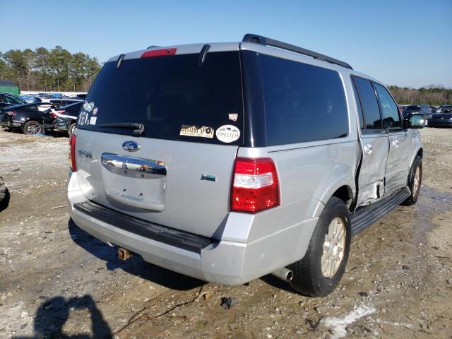 1FMJK1J52BEF15453 - 2011 FORD EXPEDITION EL XLT SILVER photo 3