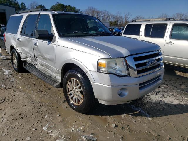 1FMJK1J52BEF15453 - 2011 FORD EXPEDITION EL XLT SILVER photo 4