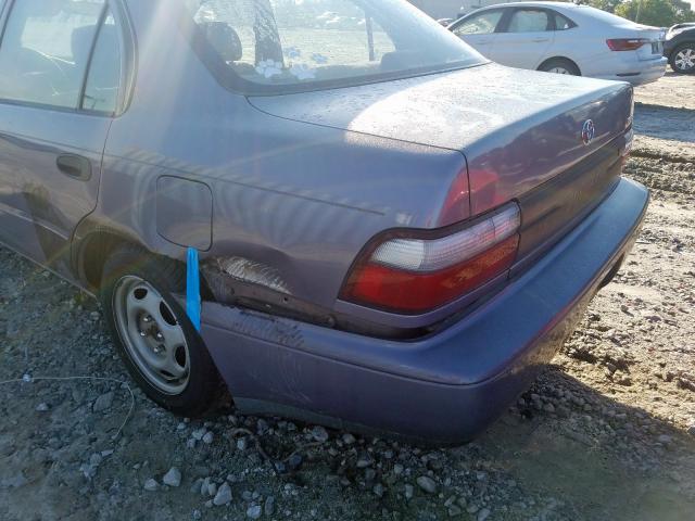 2T1BA02E0VC159046 - 1997 TOYOTA COROLLA BASE  photo 9