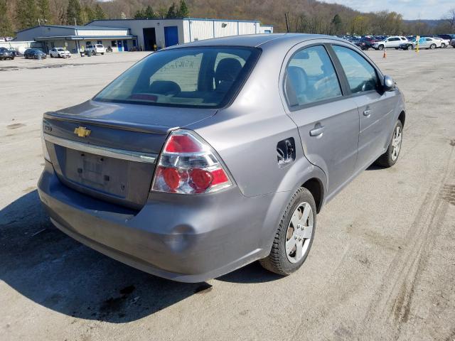 KL1TD5DE9BB202547 - 2011 CHEVROLET AVEO LS  photo 4