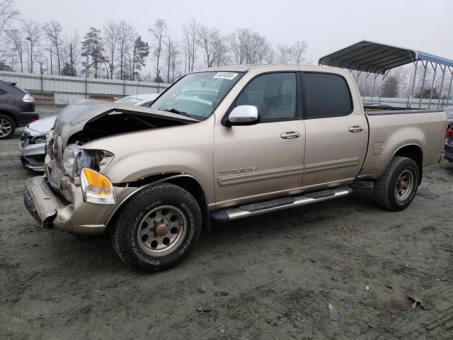 5TBET34176S542194 - 2006 TOYOTA TUNDRA DOUBLE CAB SR5 GOLD photo 1