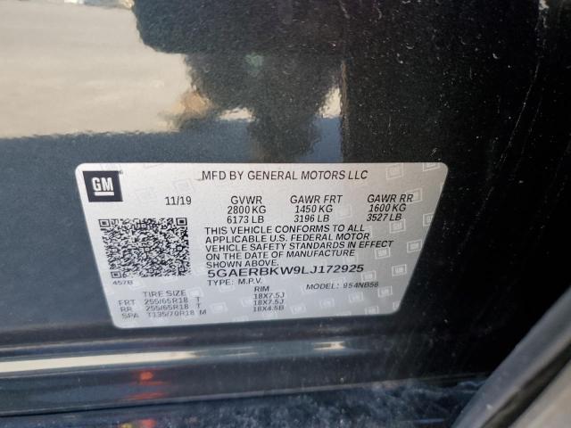 5GAERBKW9LJ172925 - 2020 BUICK ENCLAVE ESSENCE 石墨色 照片 13