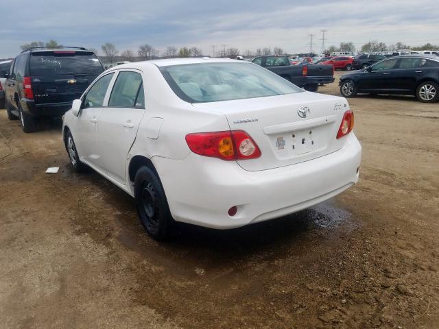 1NXBU40E29Z152475 - 2009 TOYOTA COROLLA BASE  photo 3