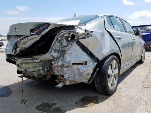 KNAGN4AD2F5091659 - 2015 KIA OPTIMA HYBRID  photo 4