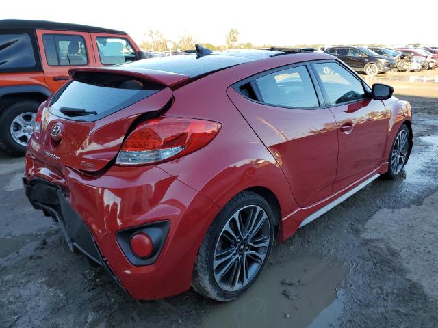 KMHTC6AE8HU308518 - 2017 HYUNDAI VELOSTER TURBO RED photo 3