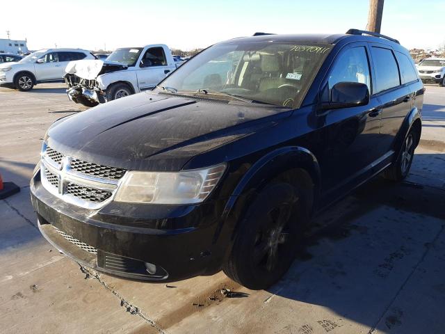 3D4PG1FG3BT501221 - 2011 DODGE JOURNEY MAINSTREET BLACK photo 2