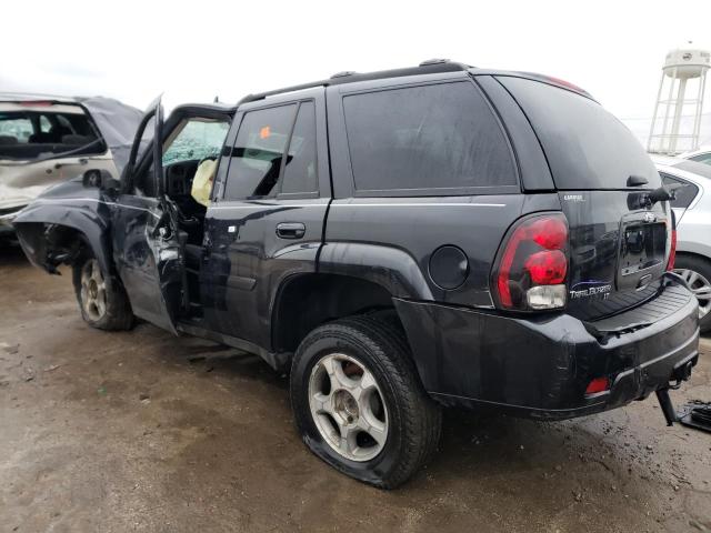 1GNDS33S092118214 - 2009 CHEVROLET TRAILBLAZE LT BLACK photo 2