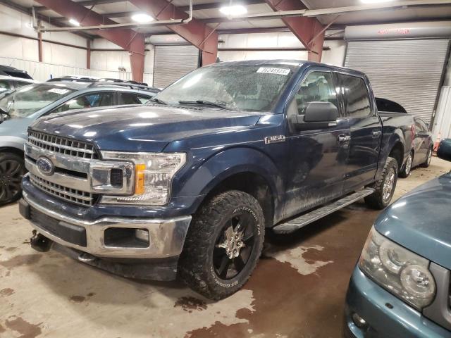 1FTEW1E52KFD17714 - 2019 FORD F150 SUPERCREW BLUE photo 1