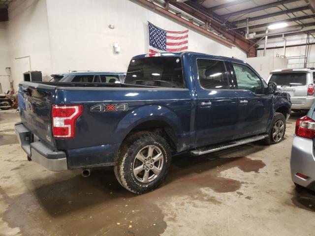 1FTEW1E52KFD17714 - 2019 FORD F150 SUPERCREW BLUE photo 3