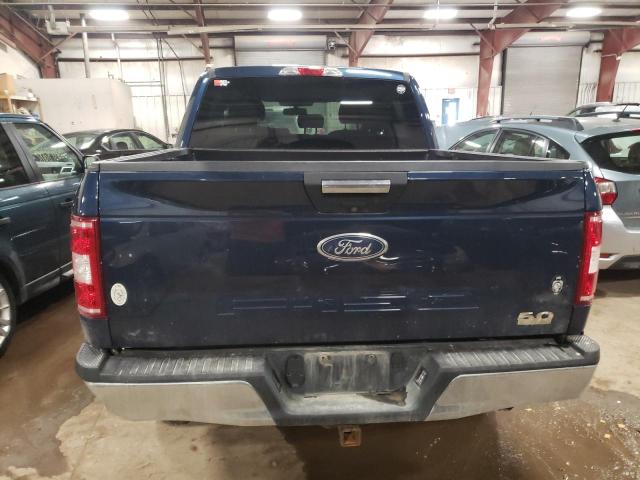 1FTEW1E52KFD17714 - 2019 FORD F150 SUPERCREW BLUE photo 6
