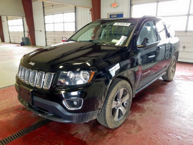 1C4NJDEB1HD122987 - 2017 JEEP COMPASS LATITUDE  photo 2