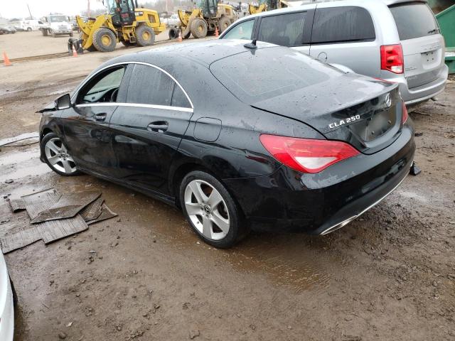 WDDSJ4GB7JN632217 - 2018 MERCEDES-BENZ CLA 250 4MATIC BLACK photo 2