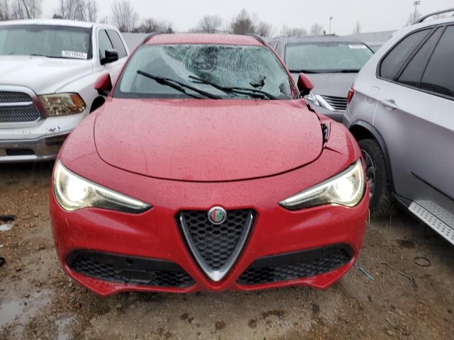 ZASFAKPN0J7B78401 - 2018 ALFA ROMEO STELVIO SPORT RED photo 5