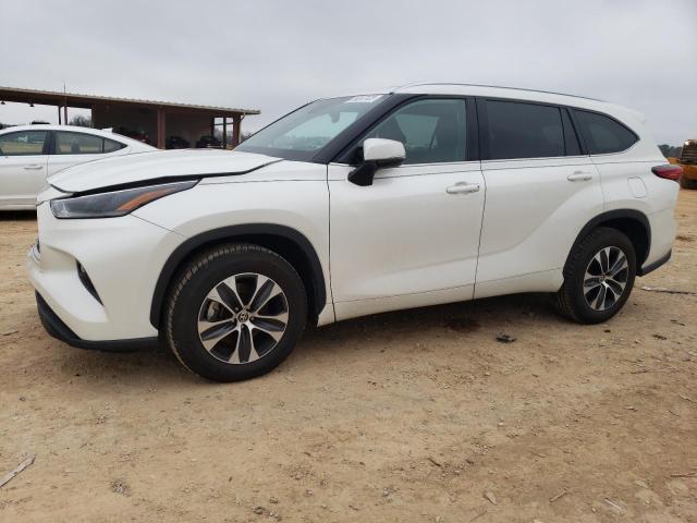 5TDGZRAH3MS514473 - 2021 TOYOTA HIGHLANDER XLE თეთრი ფოტო 1
